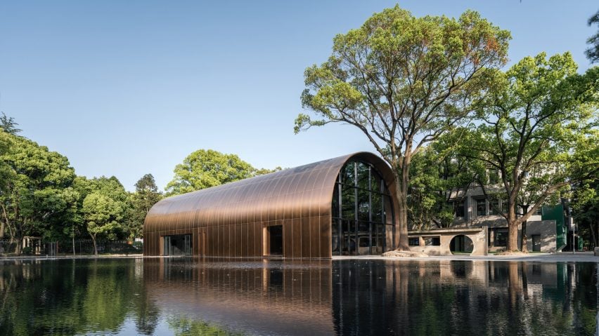 BIM建筑|Wutopia设计博物馆拱形铜壳