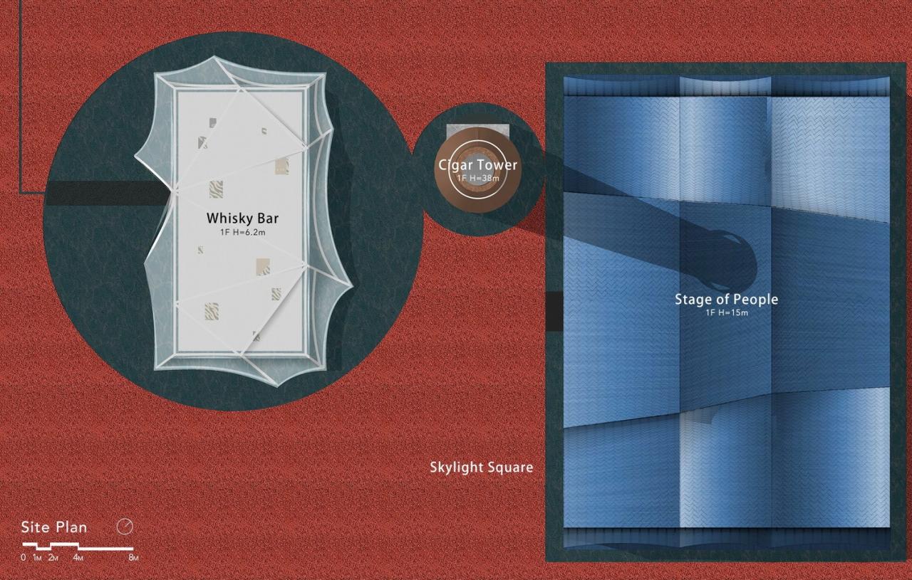 BIM建筑|青丘和白崖：仿佛海浪一般起伏的蓝色山丘下是我们“摇摇摆摆的人间” / Wutopia Lab