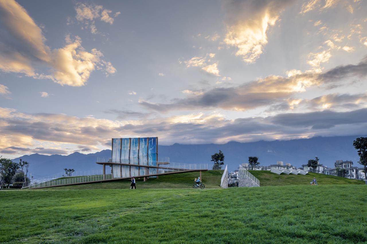 BIM建筑|帆的乡愁：环洱海生态廊道五号驿站 / 三文建筑