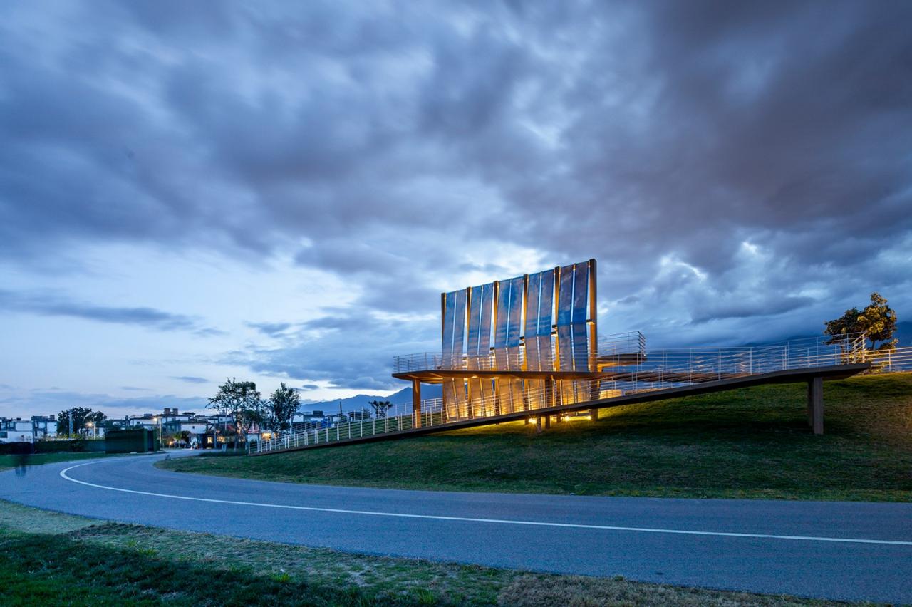 BIM建筑|帆的乡愁：环洱海生态廊道五号驿站 / 三文建筑