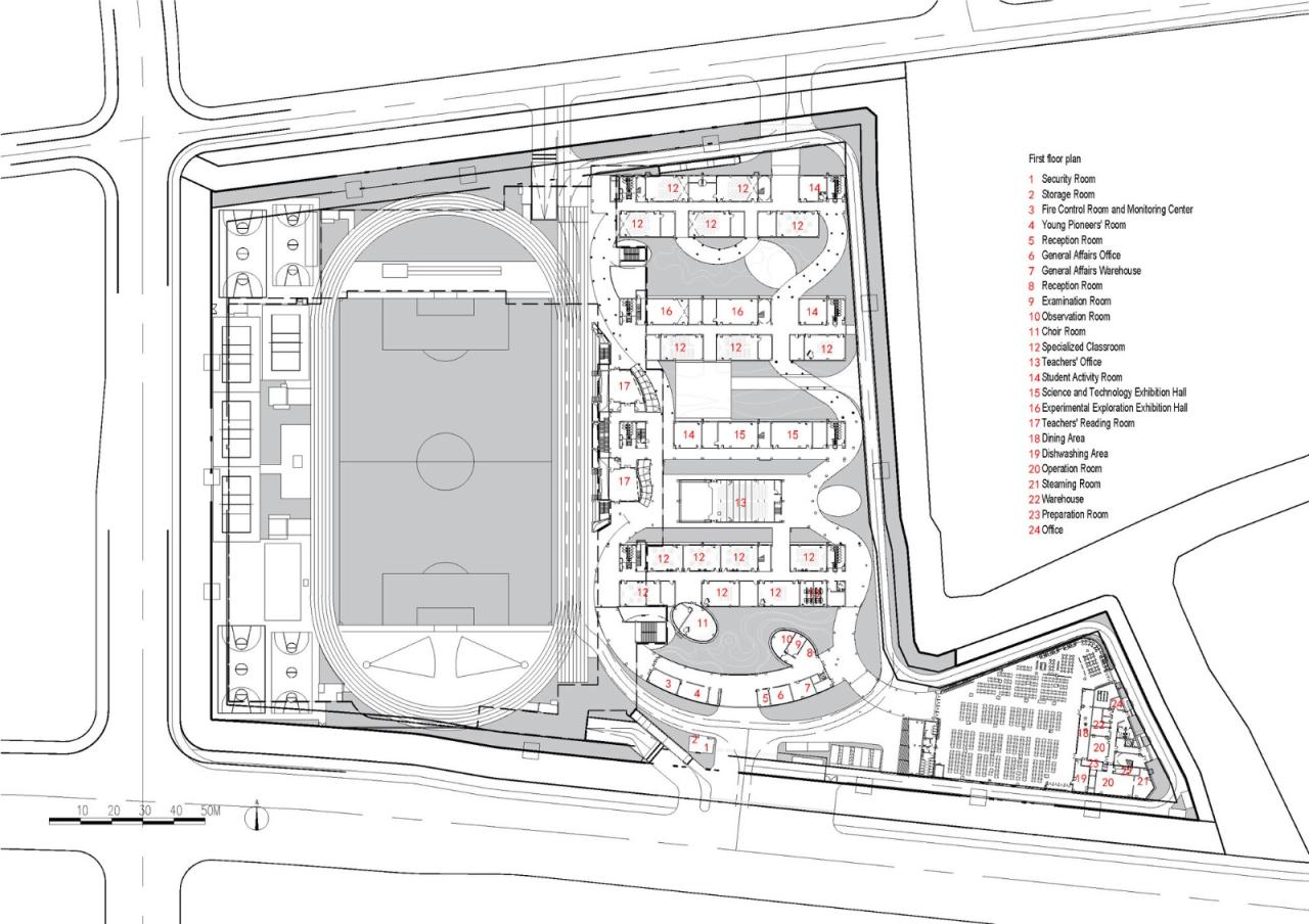 BIM建筑|扬名实验学校 / 米丈建筑