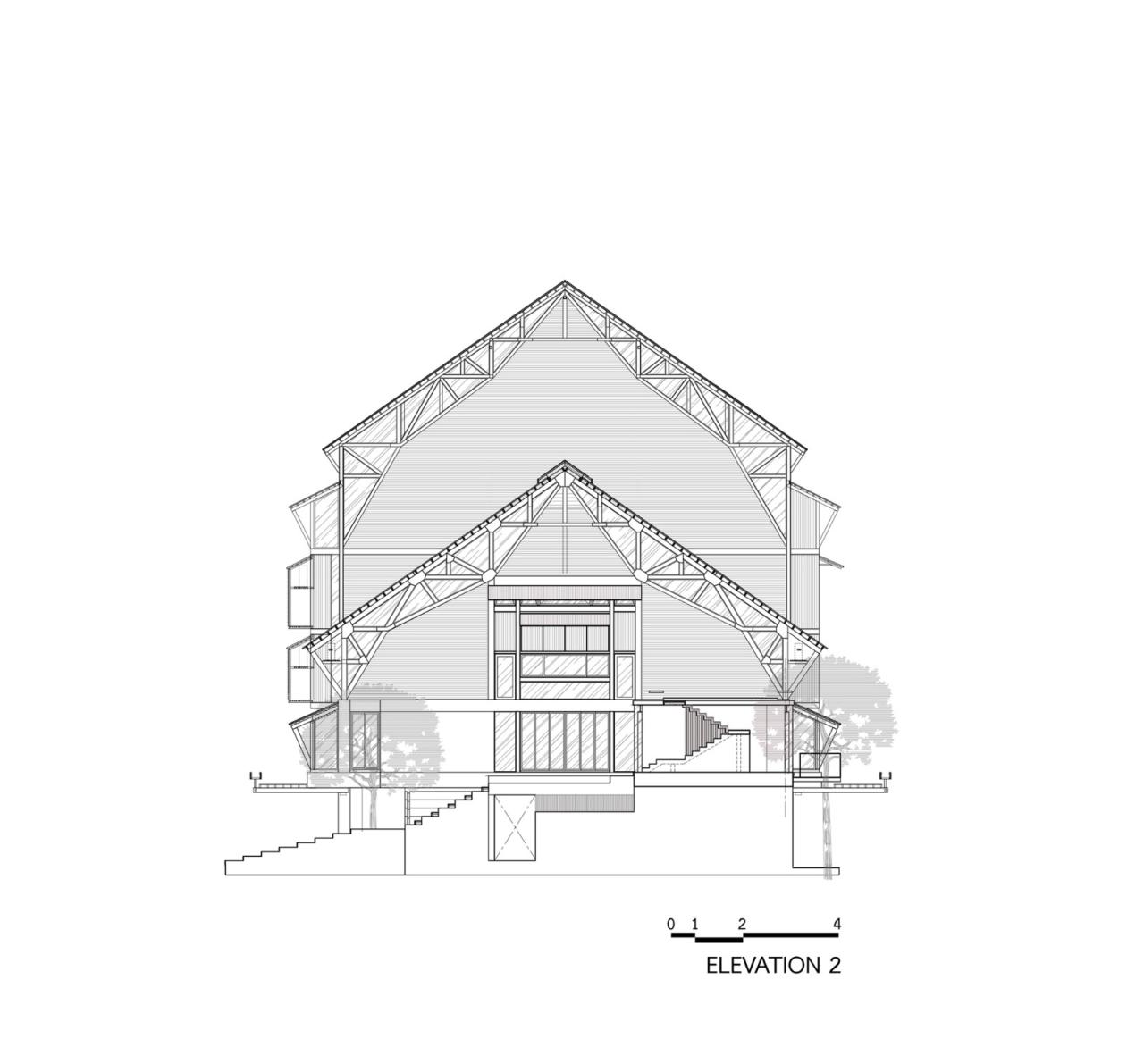BIM建筑|建筑师们社区生活，Rabindhorn 大楼 / Arsomsilp Community and Environmental Architect