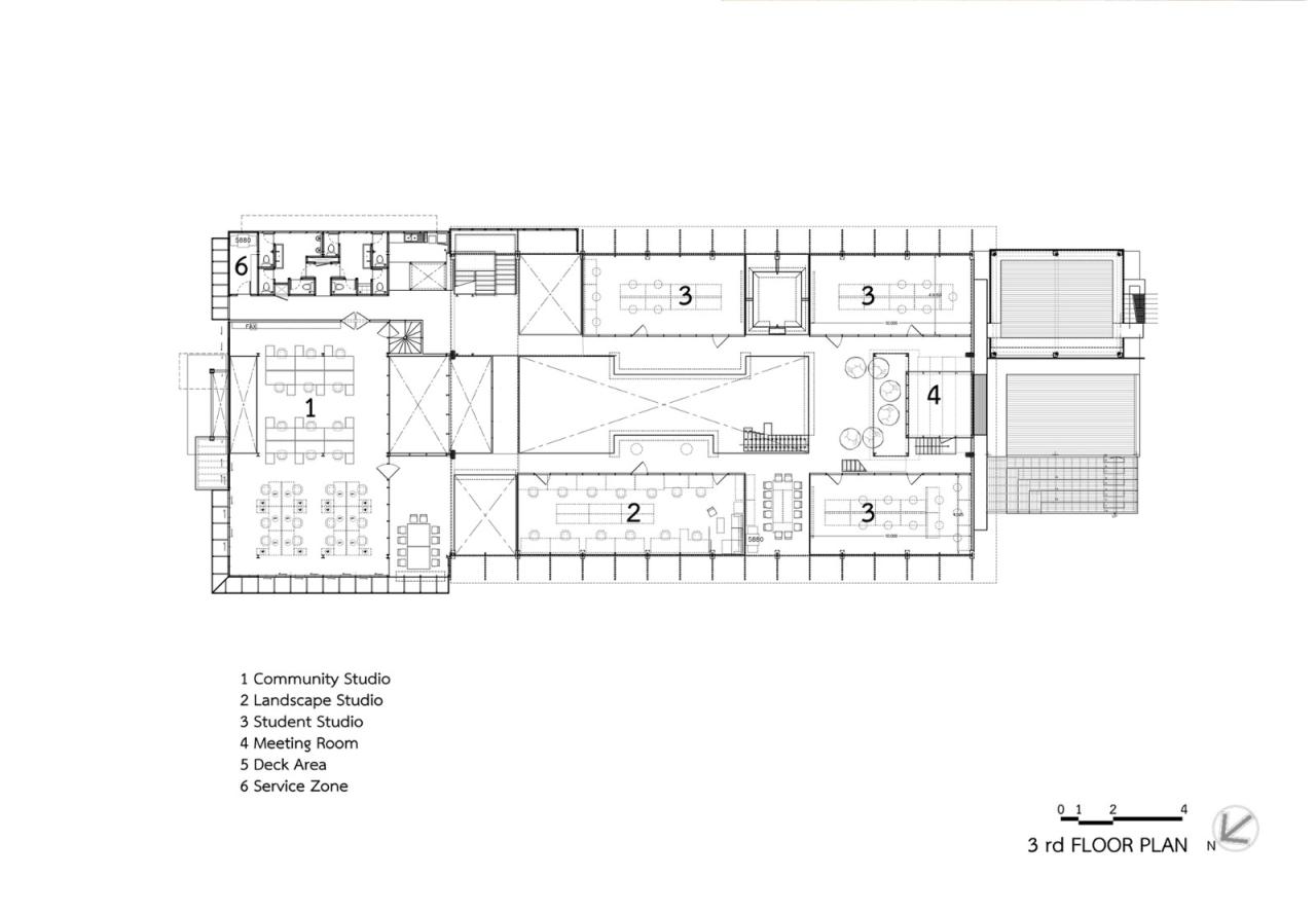 BIM建筑|建筑师们社区生活，Rabindhorn 大楼 / Arsomsilp Community and Environmental Architect