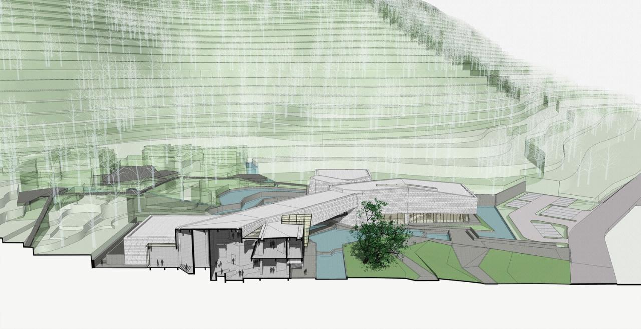 BIM建筑|“地”之书写——三清山地质博物馆设计思考 / 浙江大学建筑设计研究院