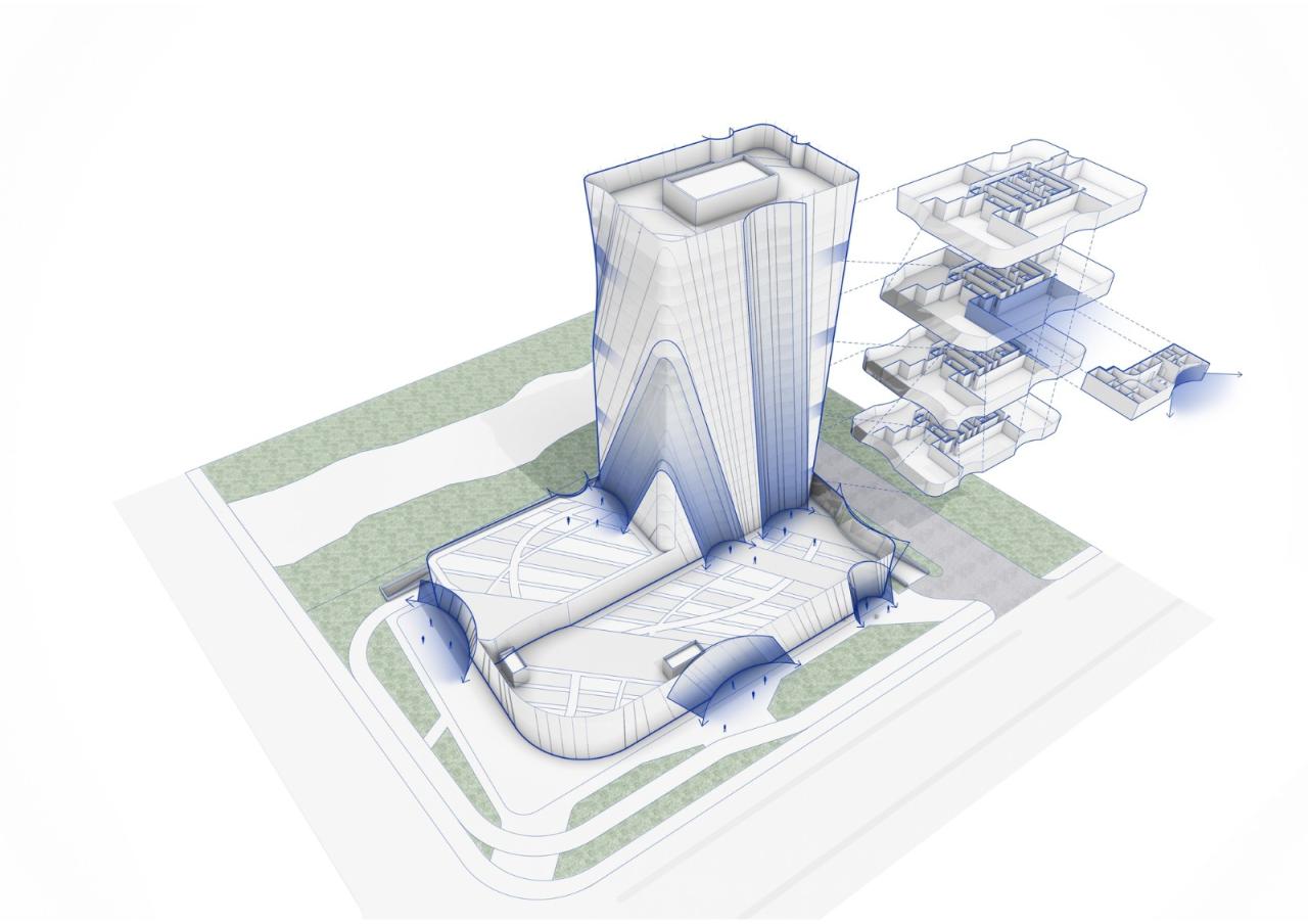 BIM建筑|瑞安侨贸大厦 / 时境建筑