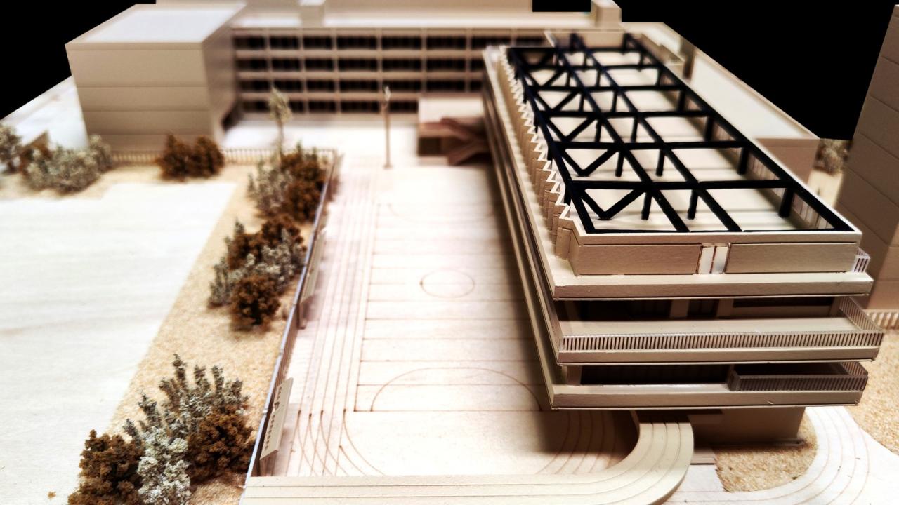 BIM建筑|西安市未央路小学综合楼 / 中国建筑西北设计研究院 屈培青工作室