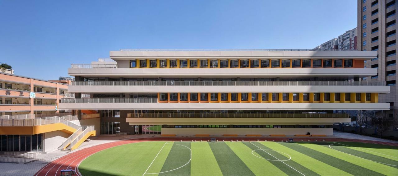 BIM建筑|西安市未央路小学综合楼 / 中国建筑西北设计研究院 屈培青工作室