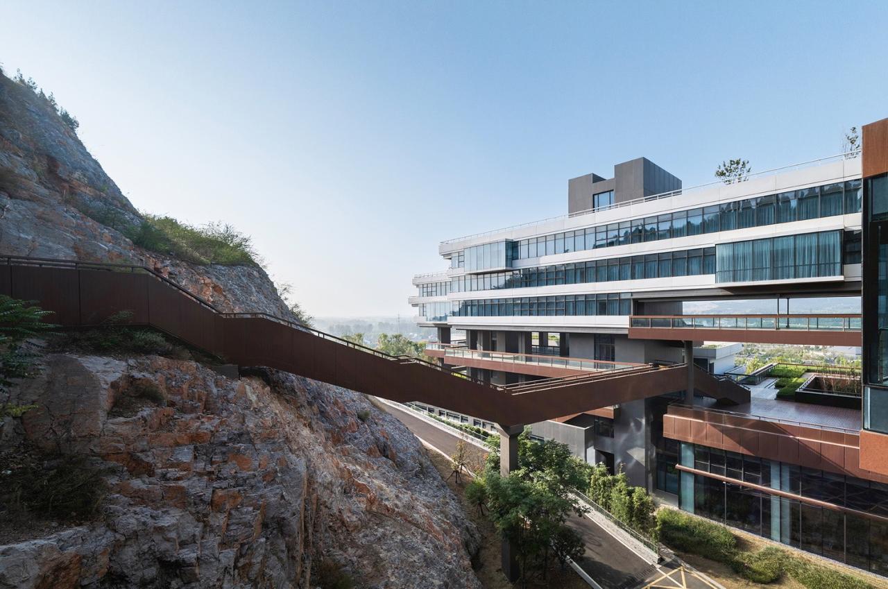 BIM建筑|徐州园博园宕口酒店 / 筑境设计