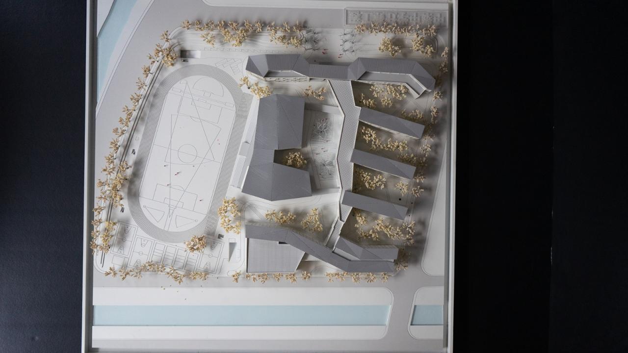 BIM建筑|杭州中泰中学建筑设计 / LZGC量子构城设计事务所+浙江建院建筑规划设计院