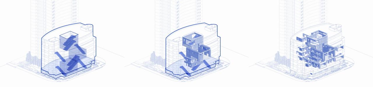 BIM建筑|以书造新城：“不读书的人”才能拯救书店？ / Wutopia Lab