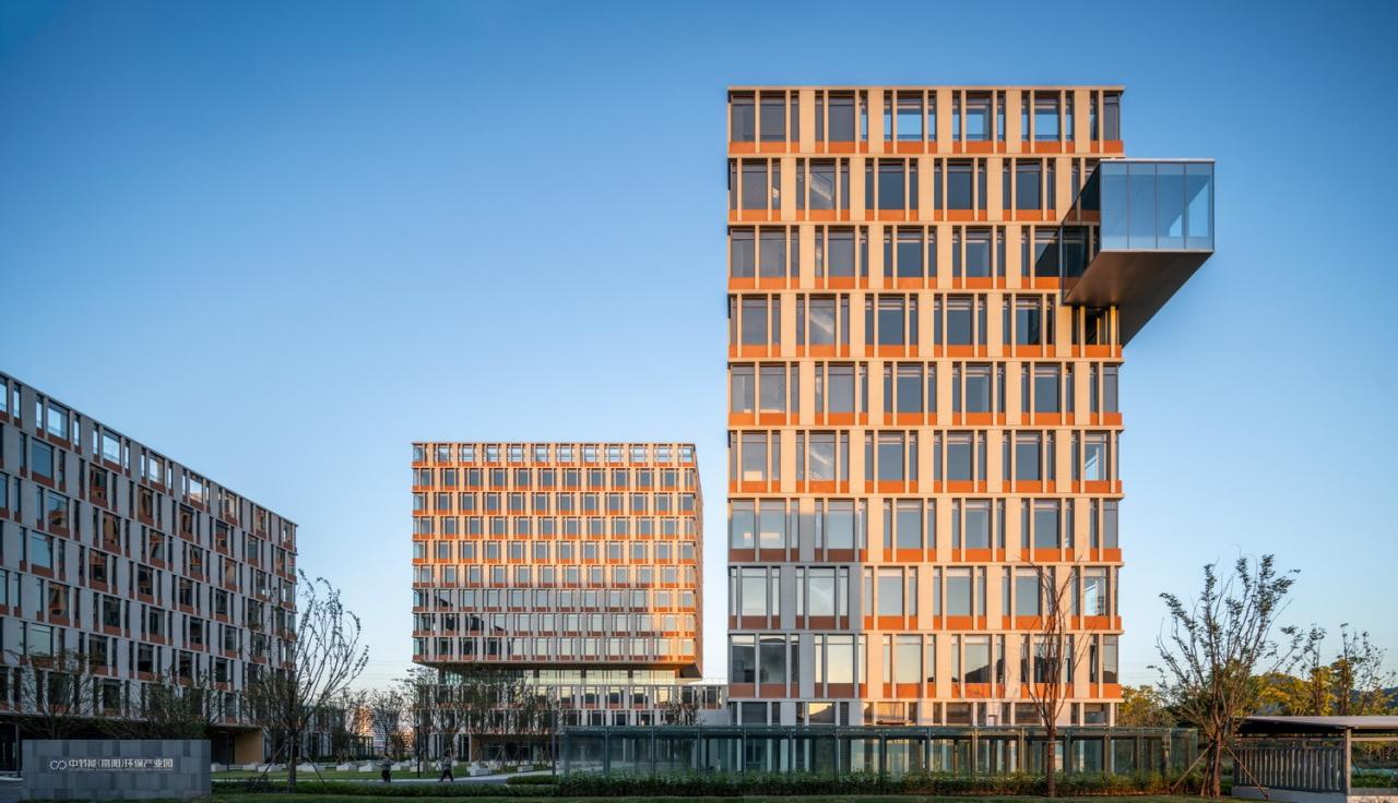 BIM建筑|工业上楼 模式迭代：杭州中节能（富阳）环保产业园 / line+孟凡浩新作