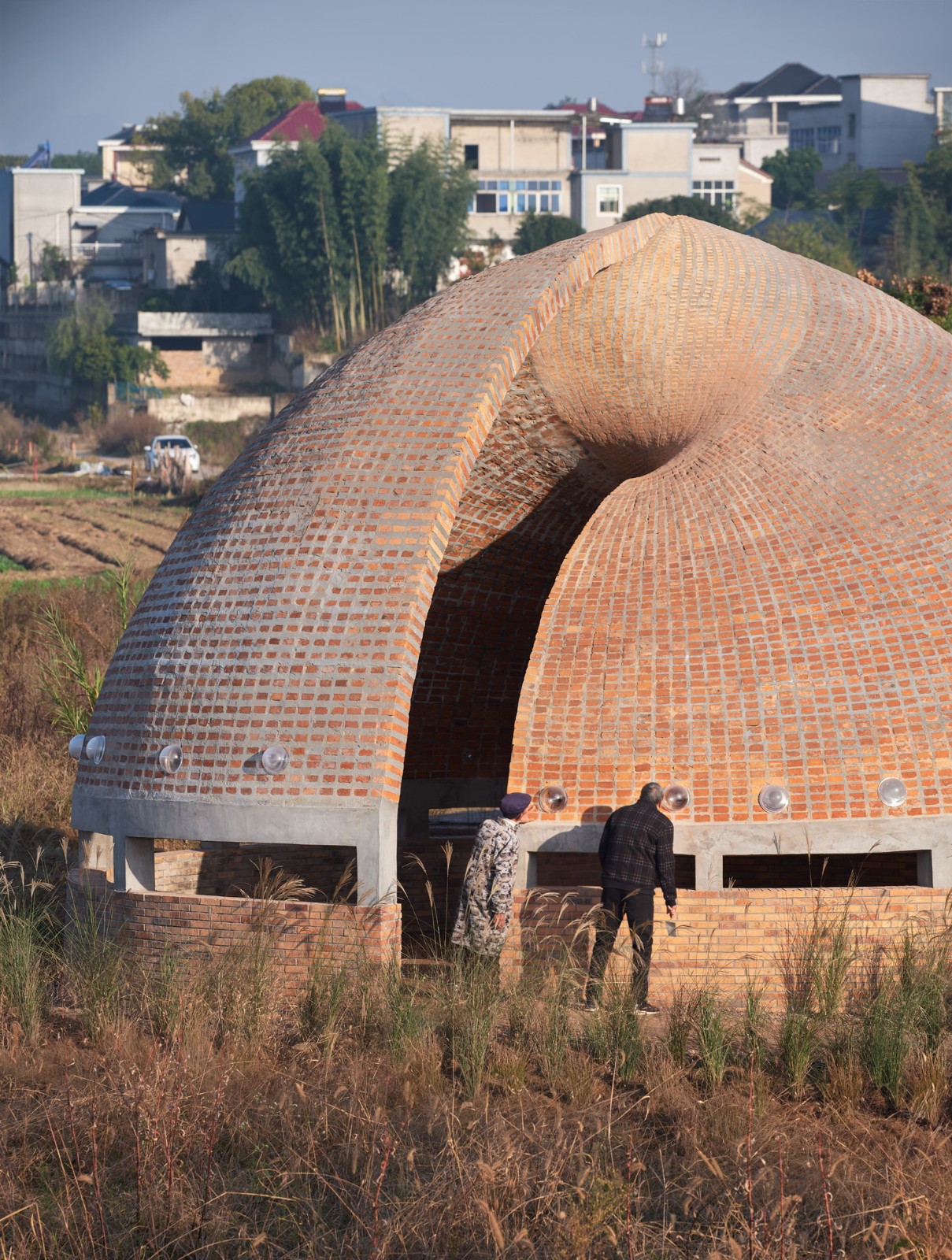 BIM建筑|红砖概念图书馆 / HCCH合尘建筑