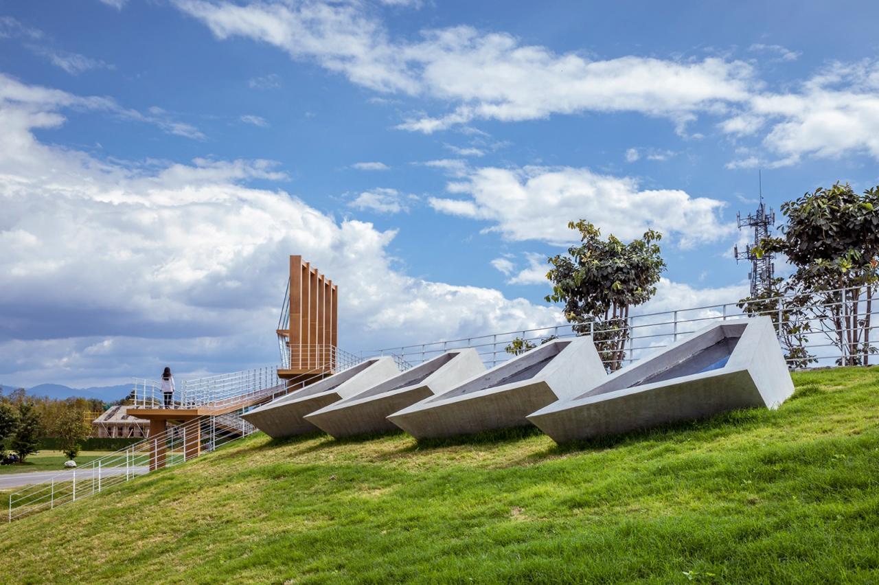 BIM建筑|帆的乡愁：环洱海生态廊道五号驿站 / 三文建筑