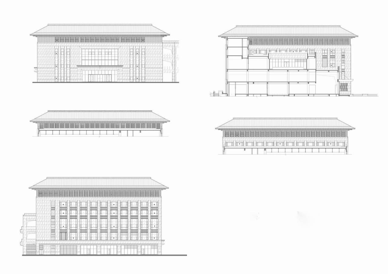 BIM建筑|横琴新区市民服务中心 / 上海华都建筑规划设计