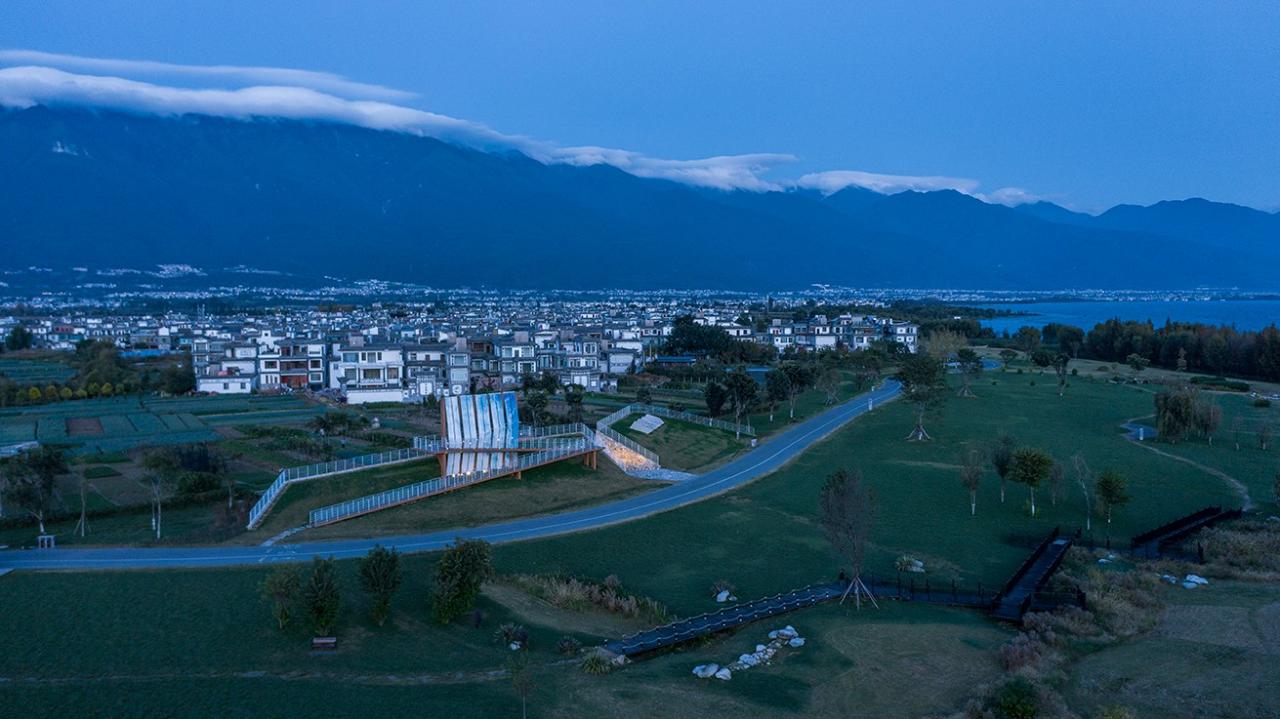 BIM建筑|帆的乡愁：环洱海生态廊道五号驿站 / 三文建筑