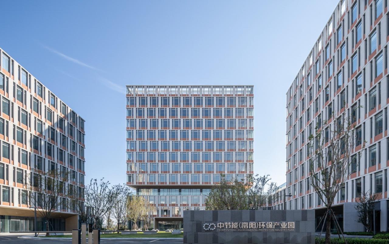 BIM建筑|工业上楼 模式迭代：杭州中节能（富阳）环保产业园 / line+孟凡浩新作