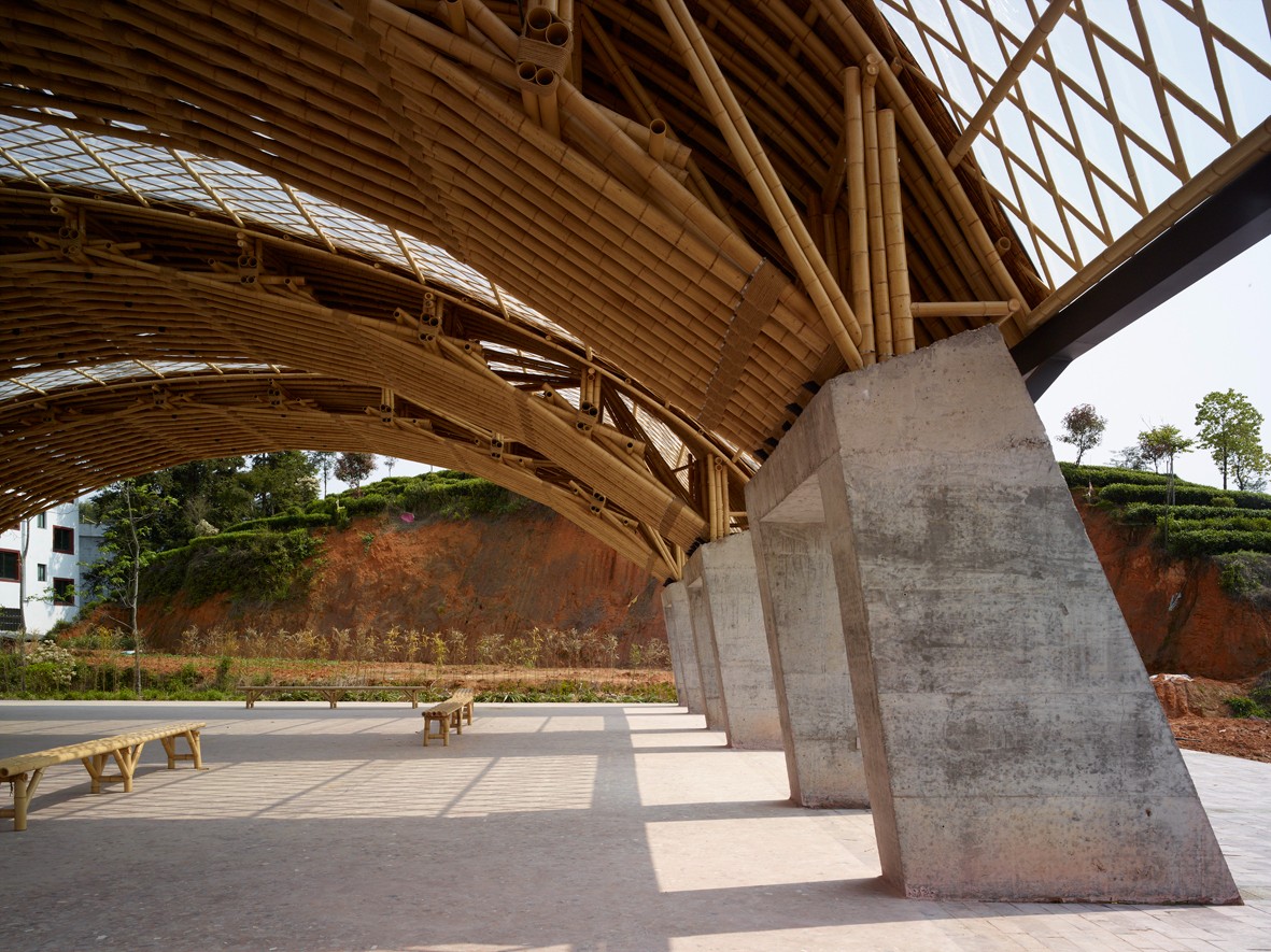 BIM建筑|竹管垅茶青市场 / 清华大学建筑设计研究院 素朴建筑工作室