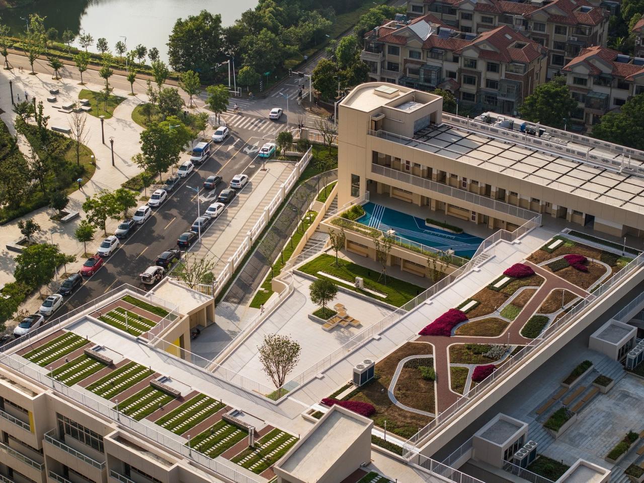 BIM建筑|江苏省南京市文齐路小学 / 荣朝晖工作室