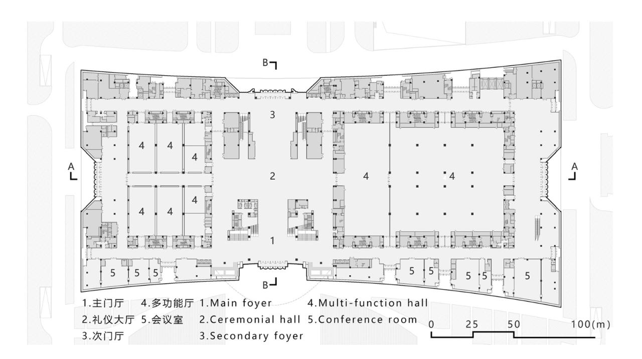 BIM建筑|长沙国际会议中心：水云潇湘 翰墨中华 / 华南理工大学建筑设计研究院有限公司