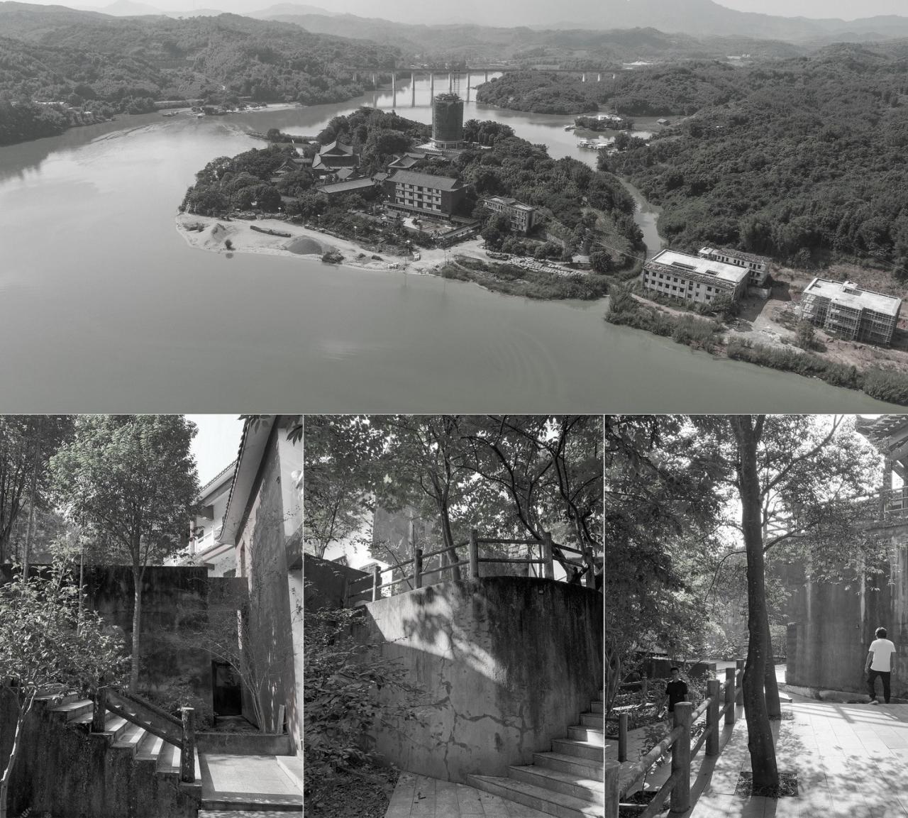 BIM建筑|回应古寺和山水的人文居所：清远慈湖书院 / 城外建筑