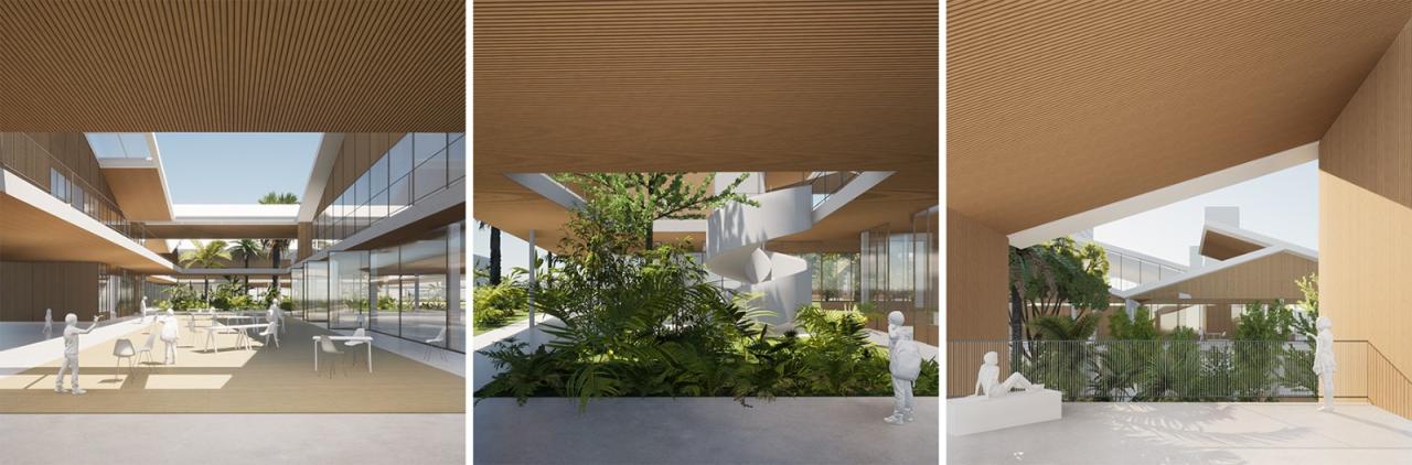 BIM建筑|九园学校：与自然共生的校园新场景 / TOPOTEK 1