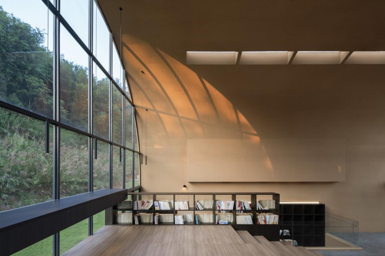 BIM建筑|回应古寺和山水的人文居所：清远慈湖书院 / 城外建筑