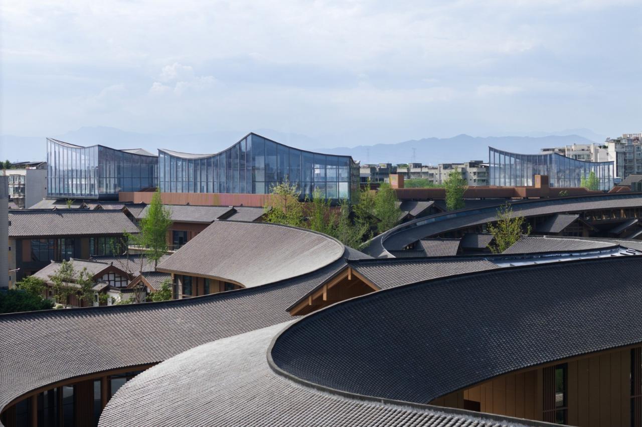 BIM建筑|成都彭州龙兴寺区域城市更新 / BIAD-ASA筑景工作室