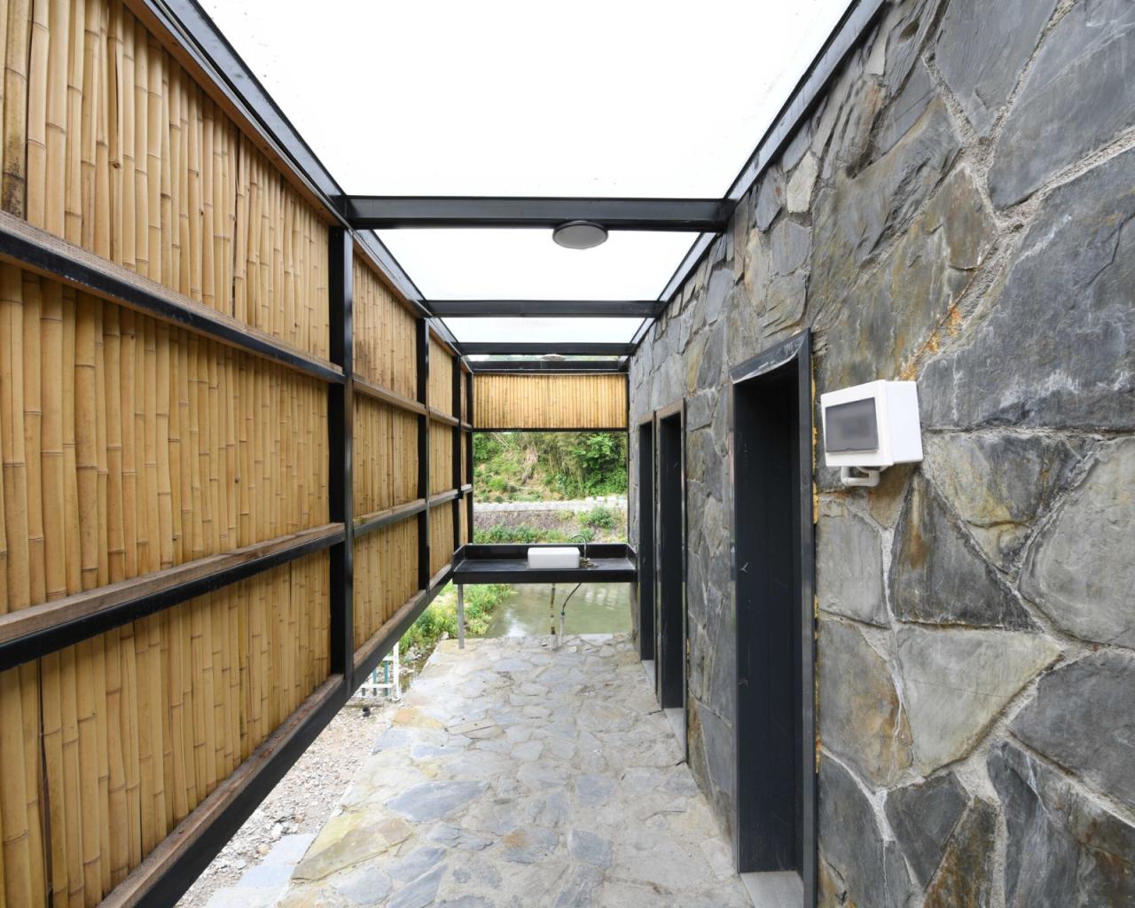 BIM建筑|松阳县大岭根公厕 / 有氧建筑 + 元坤设计