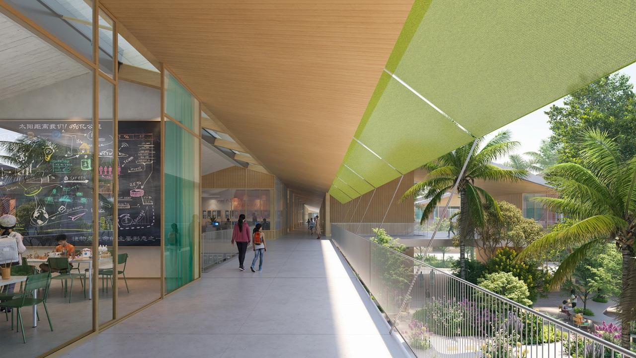 BIM建筑|九园学校：与自然共生的校园新场景 / TOPOTEK 1