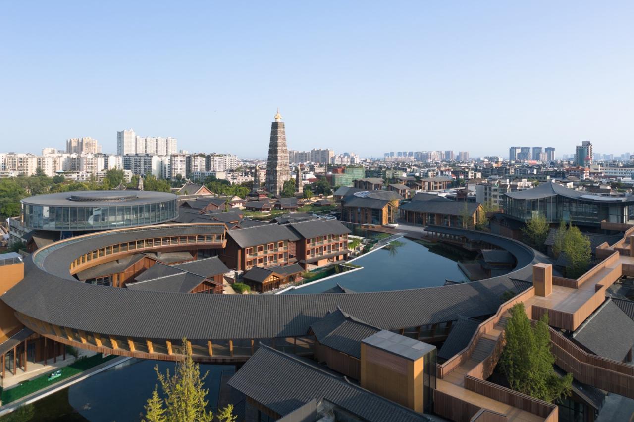 BIM建筑|成都彭州龙兴寺区域城市更新 / BIAD-ASA筑景工作室