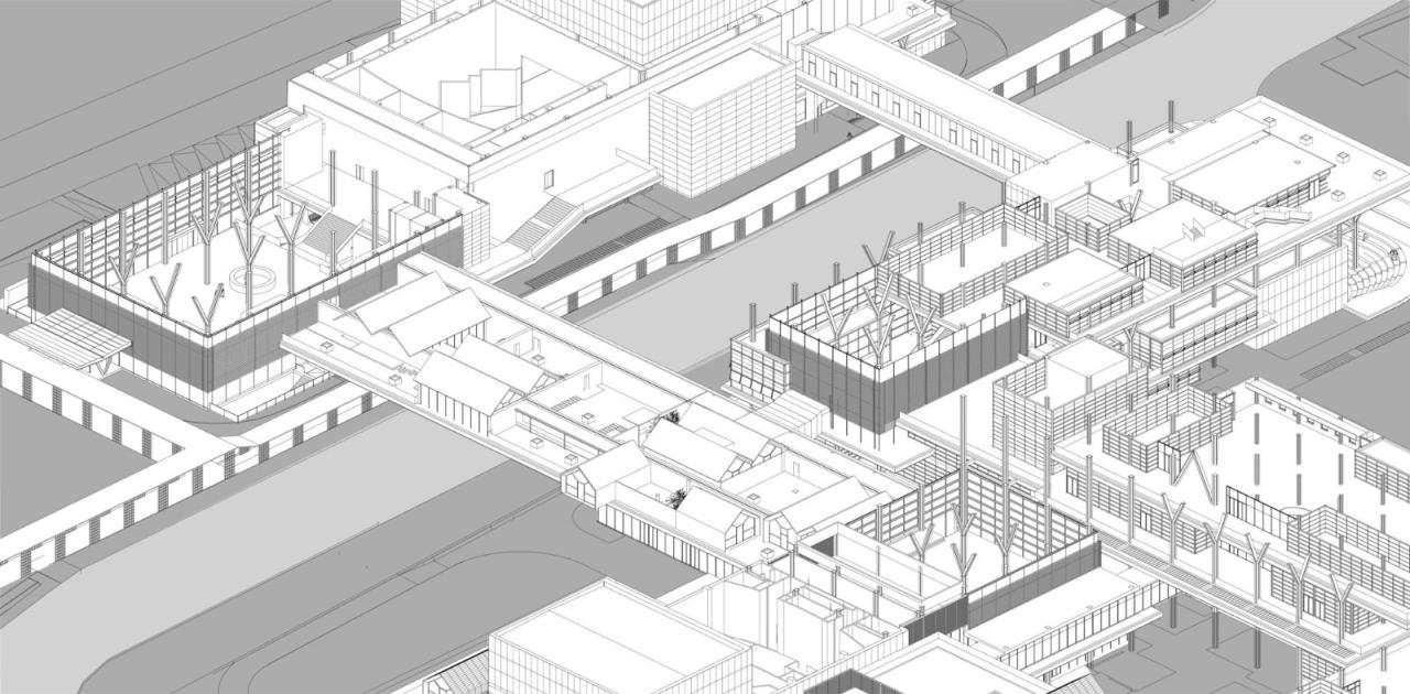 BIM建筑|浦东新区青少年活动中心和群众艺术馆 / 山水秀建筑事务所