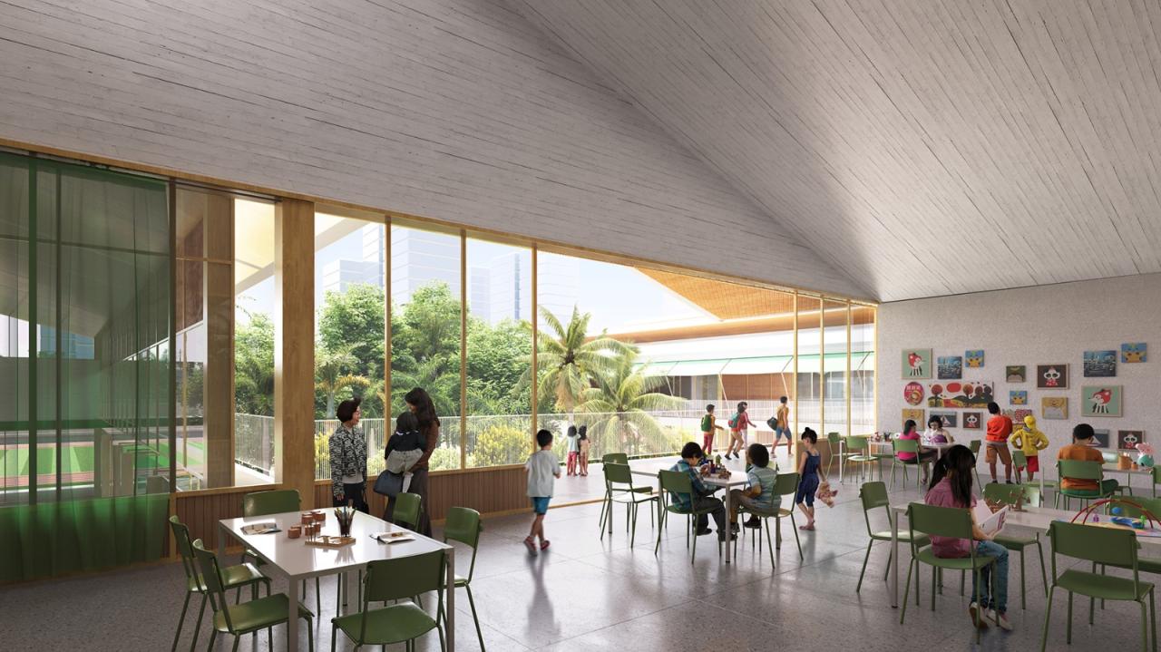 BIM建筑|九园学校：与自然共生的校园新场景 / TOPOTEK 1