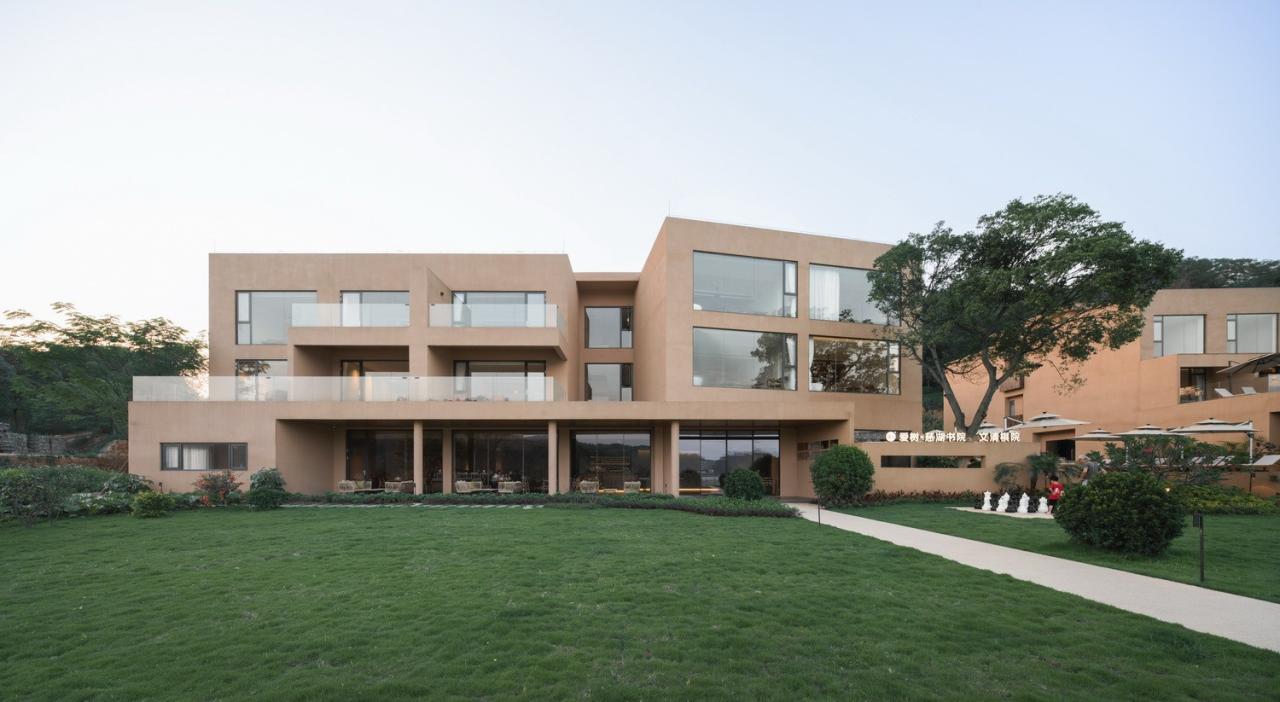 BIM建筑|回应古寺和山水的人文居所：清远慈湖书院 / 城外建筑