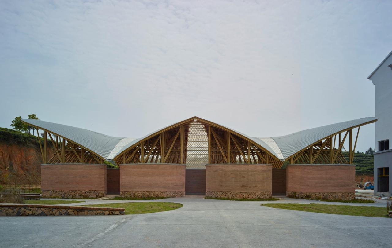 BIM建筑|竹管垅茶青市场 / 清华大学建筑设计研究院 素朴建筑工作室