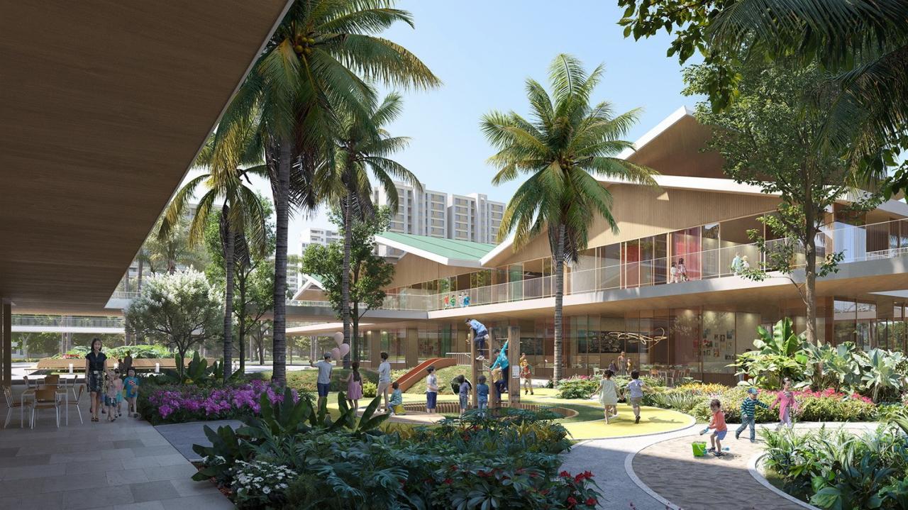 BIM建筑|九园学校：与自然共生的校园新场景 / TOPOTEK 1