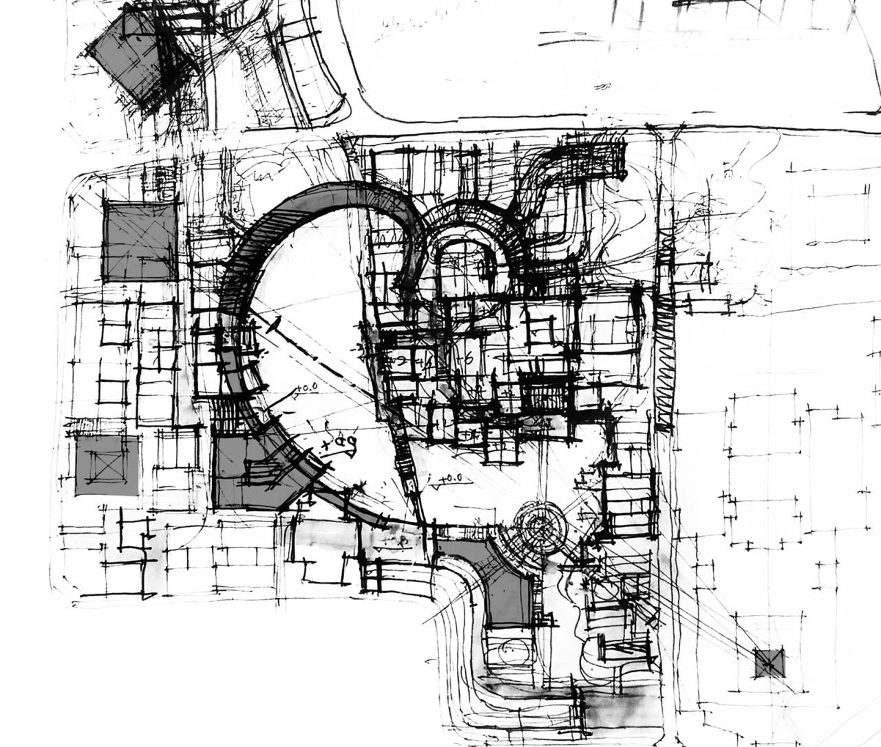 BIM建筑|成都彭州龙兴寺区域城市更新 / BIAD-ASA筑景工作室