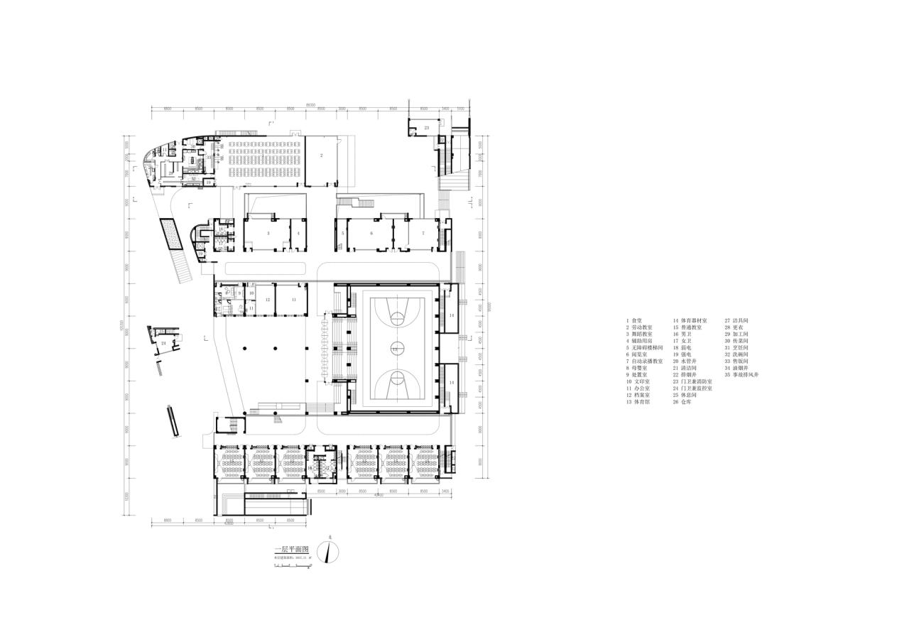 BIM建筑|江苏省南京市文齐路小学 / 荣朝晖工作室