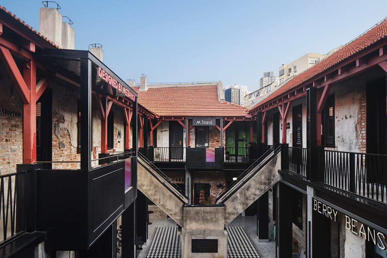 BIM建筑|「百年对谈」M stand-青岛银鱼巷旗舰店 / 平衡空间设计