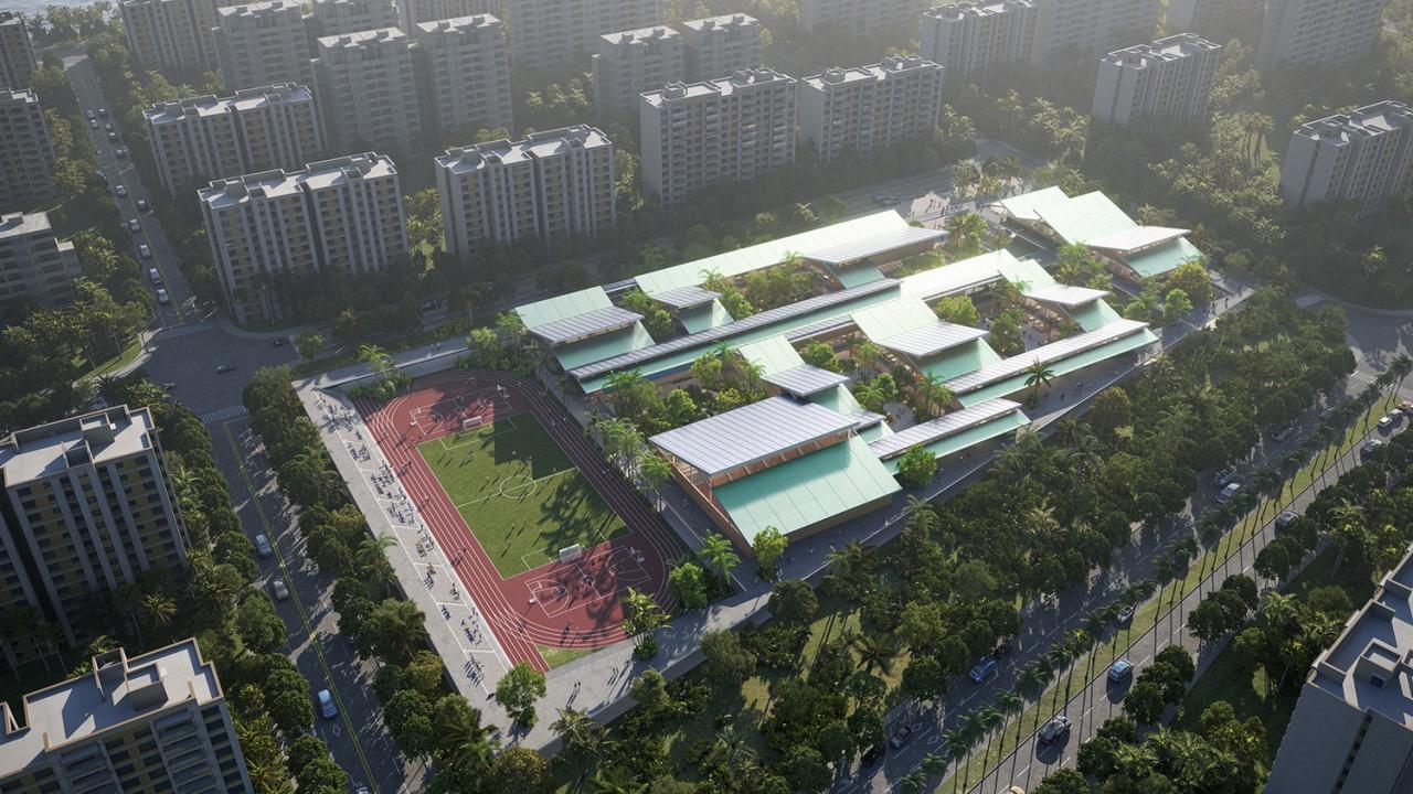 BIM建筑|九园学校：与自然共生的校园新场景 / TOPOTEK 1