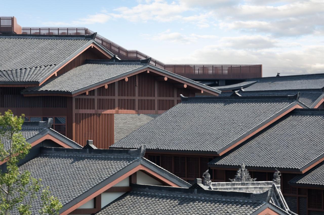 BIM建筑|成都彭州龙兴寺区域城市更新 / BIAD-ASA筑景工作室