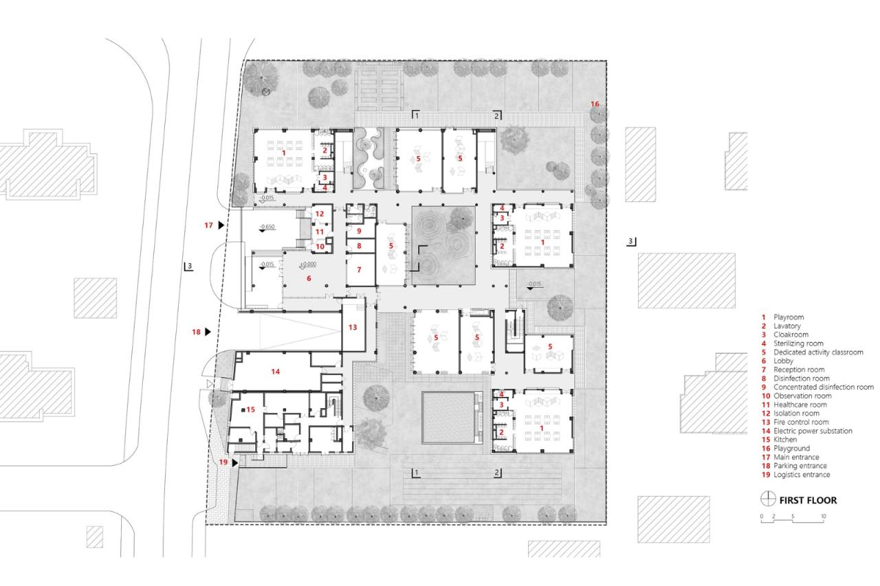 BIM建筑|上海市蓝湾幼儿园 / 华东建筑设计研究院 丁顺团队