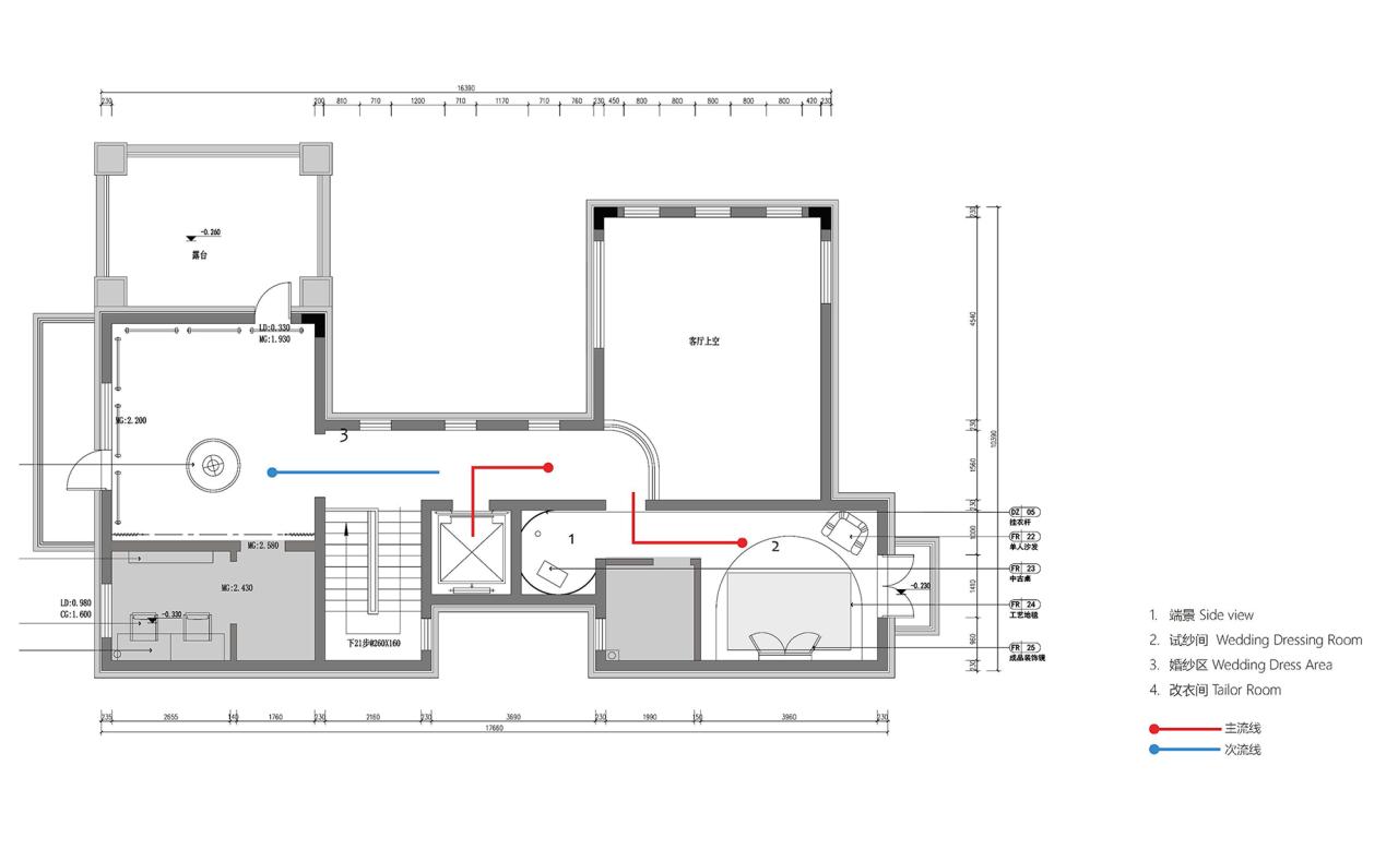 BIM建筑|LAN Bridal婚纱集合店 / WUMICHI伍米尺建筑设计