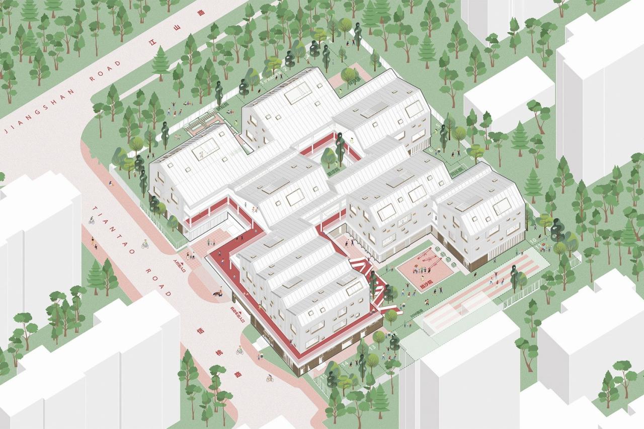 BIM建筑|上海市蓝湾幼儿园 / 华东建筑设计研究院 丁顺团队