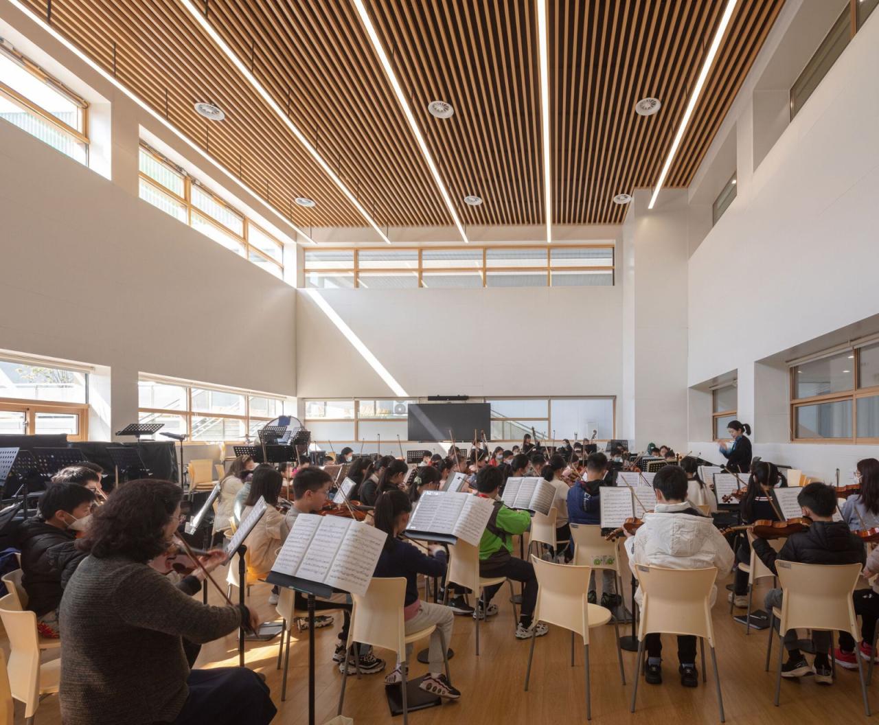 BIM建筑|浦东新区青少年活动中心和群众艺术馆 / 山水秀建筑事务所