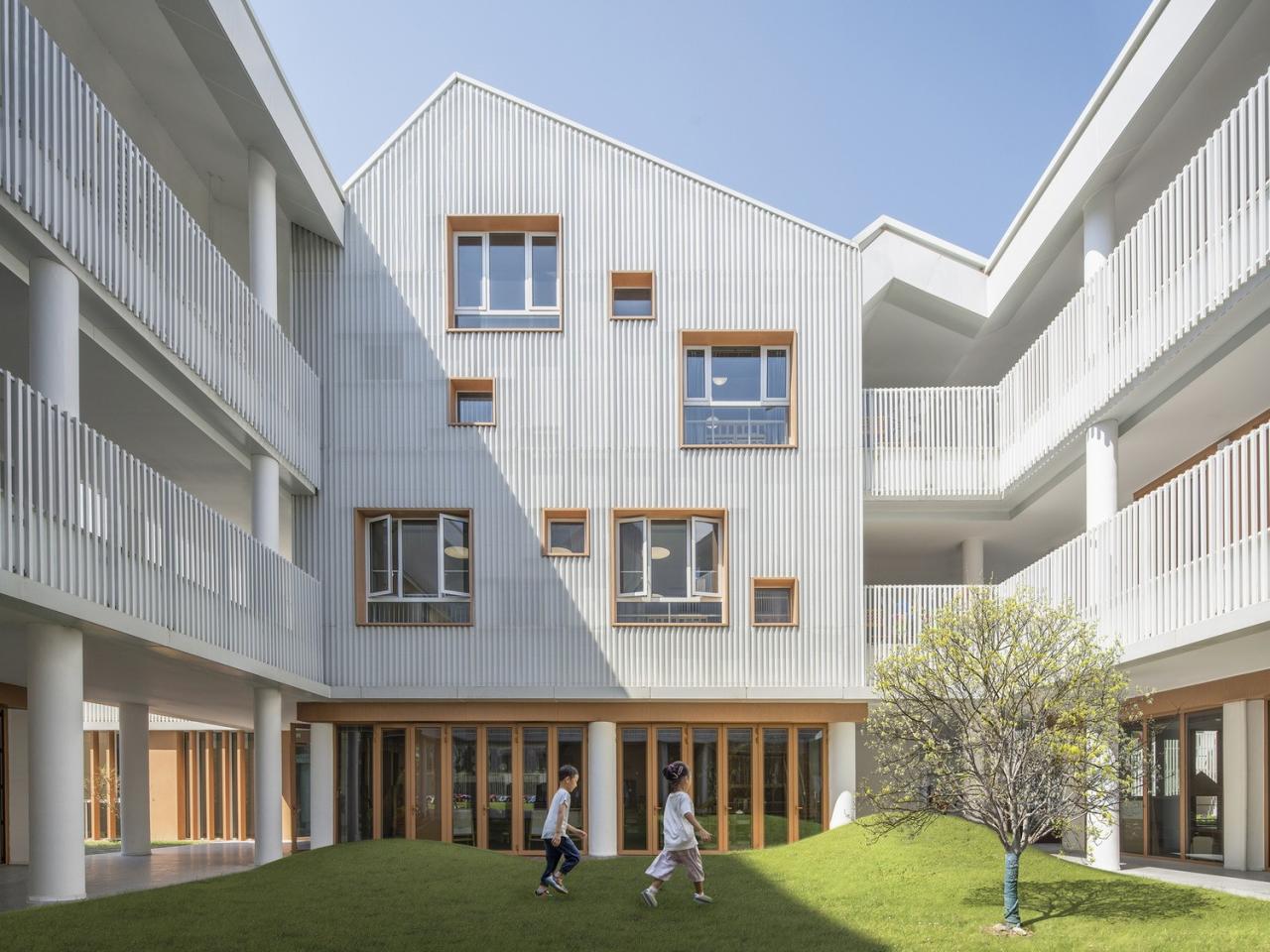 BIM建筑|上海市蓝湾幼儿园 / 华东建筑设计研究院 丁顺团队