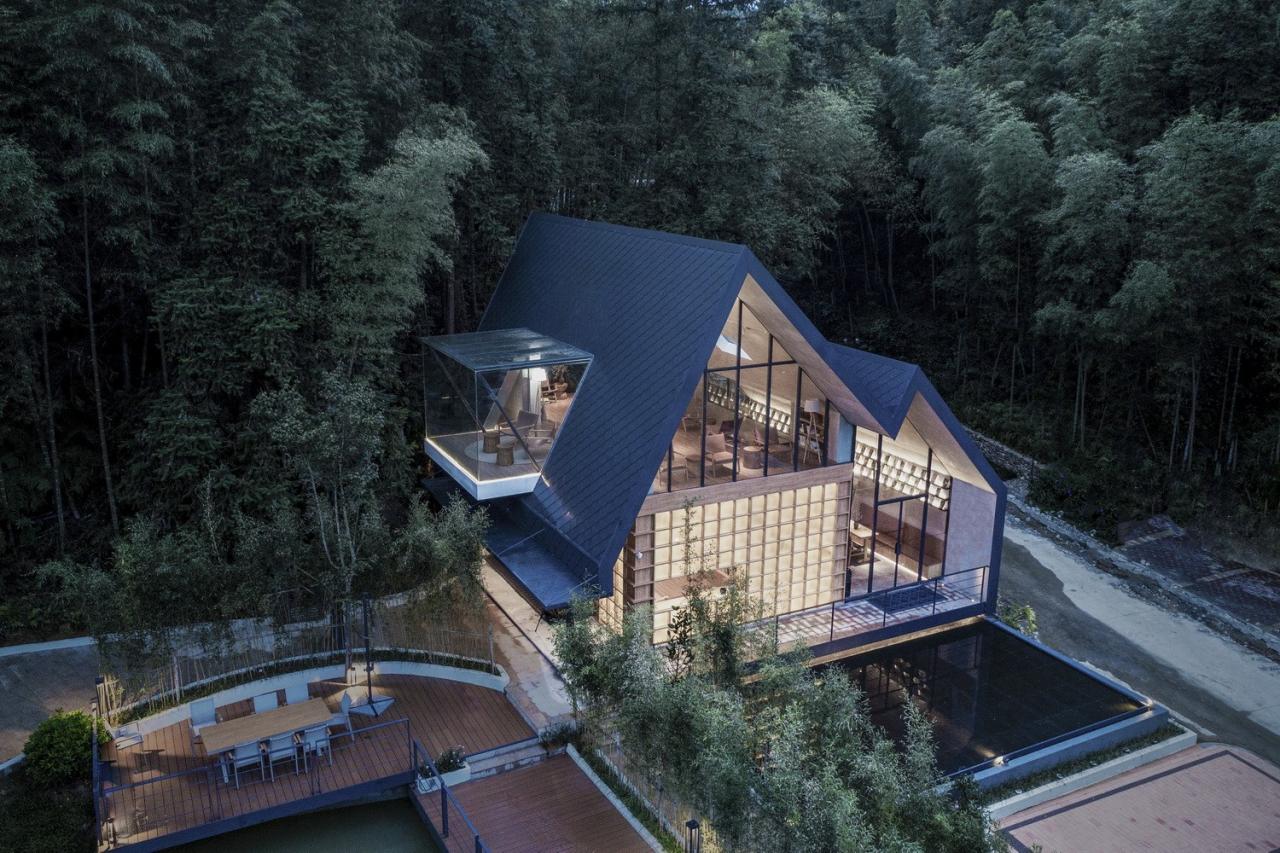 BIM建筑|南昆秘境高山书屋 / 城外建筑