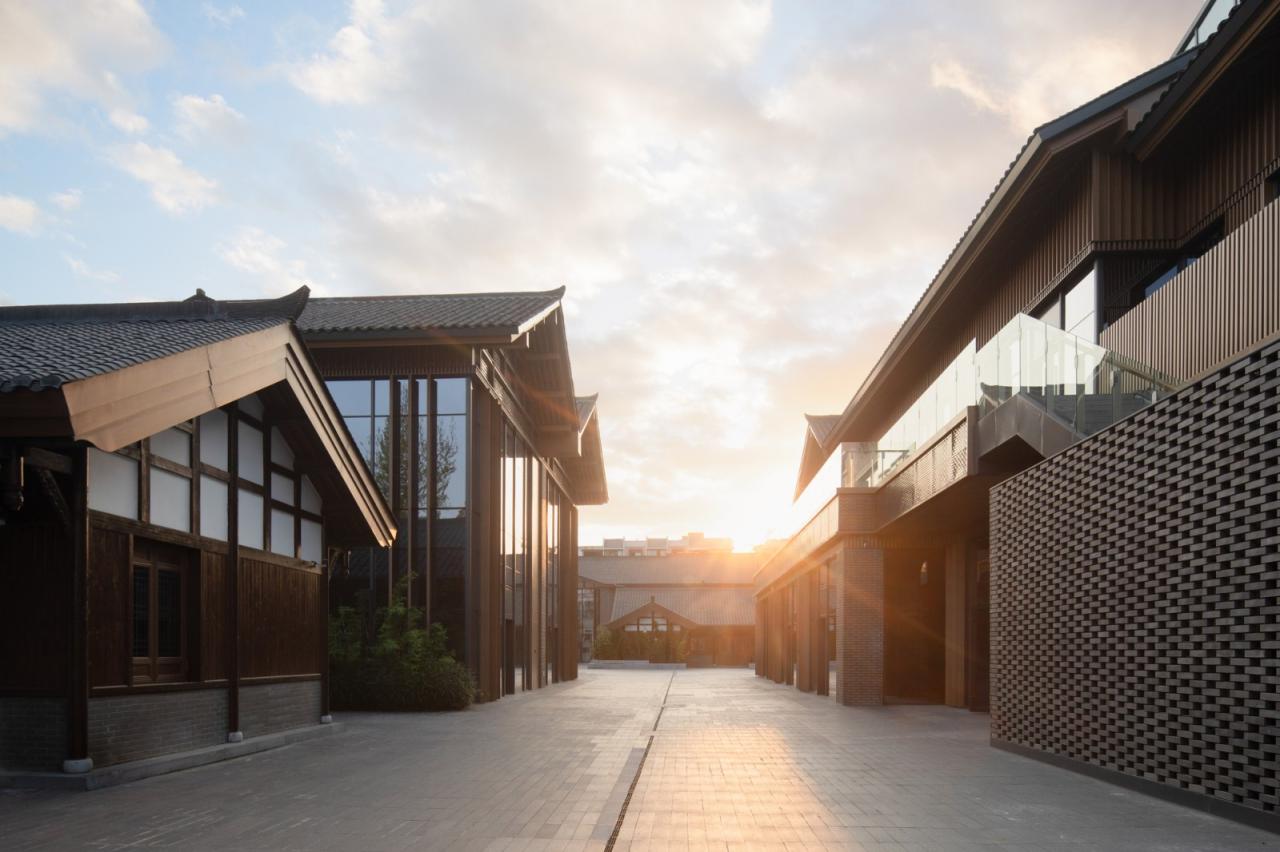 BIM建筑|成都彭州龙兴寺区域城市更新 / BIAD-ASA筑景工作室