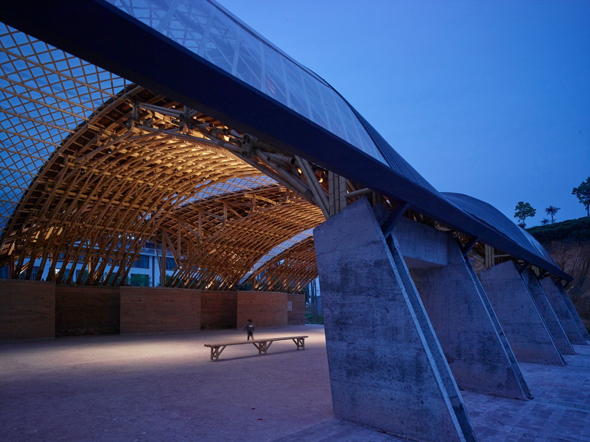 BIM建筑|竹管垅茶青市场 / 清华大学建筑设计研究院 素朴建筑工作室