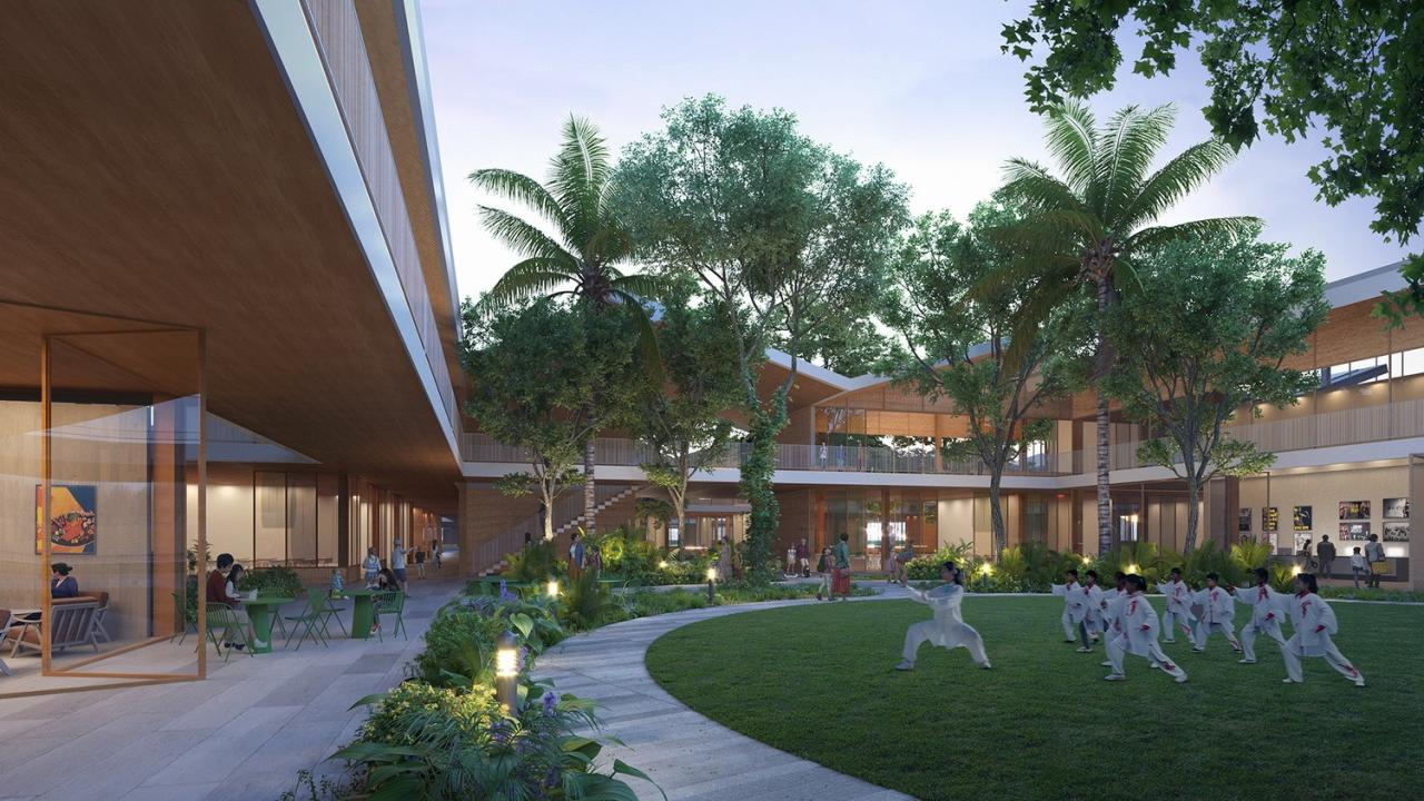 BIM建筑|九园学校：与自然共生的校园新场景 / TOPOTEK 1