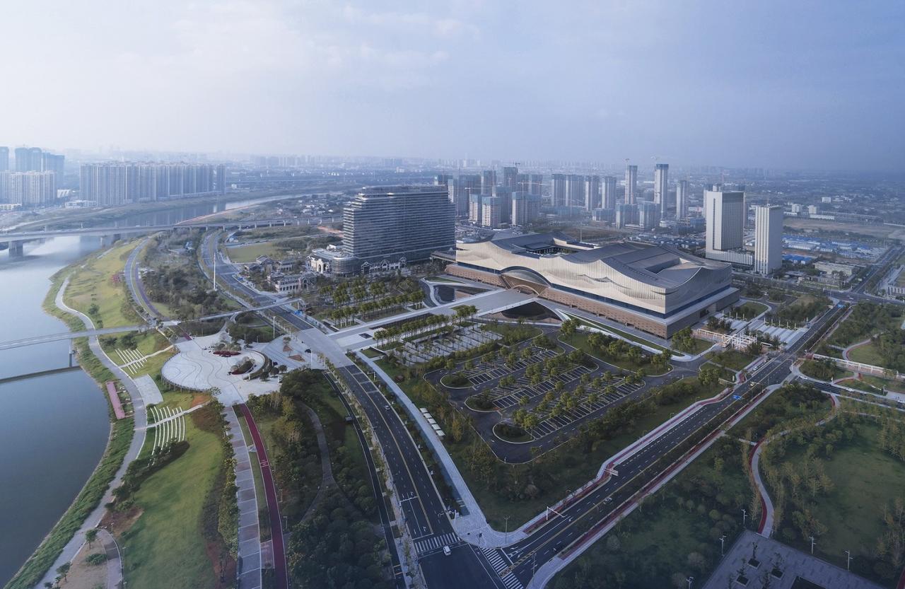 BIM建筑|长沙国际会议中心：水云潇湘 翰墨中华 / 华南理工大学建筑设计研究院有限公司